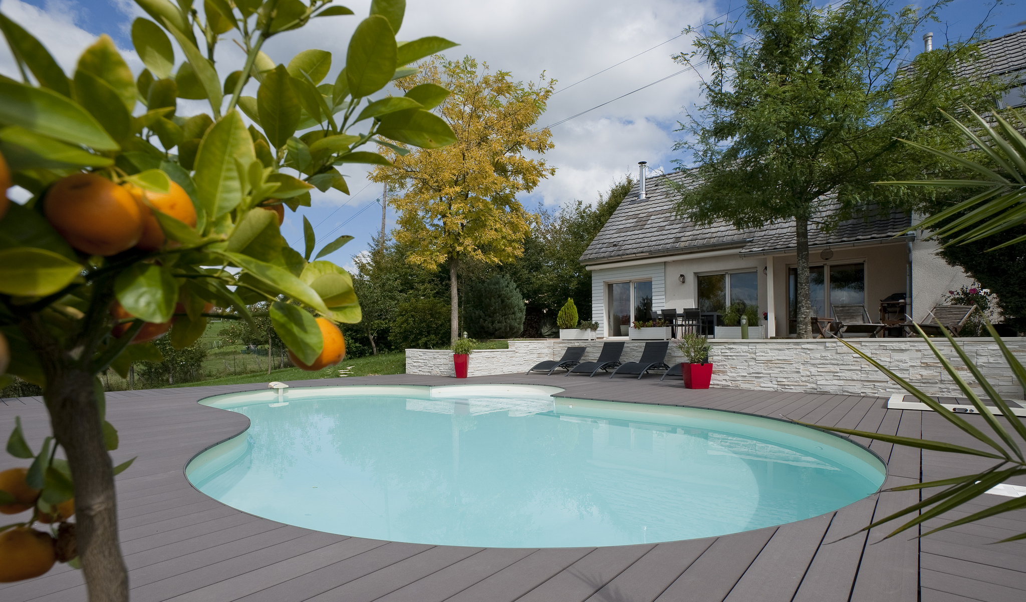 Luxe Piscine Enterr E Pour Petit Jardin Piscine Luxe Piscine Enterr E Pour Petit Jardin Piscine